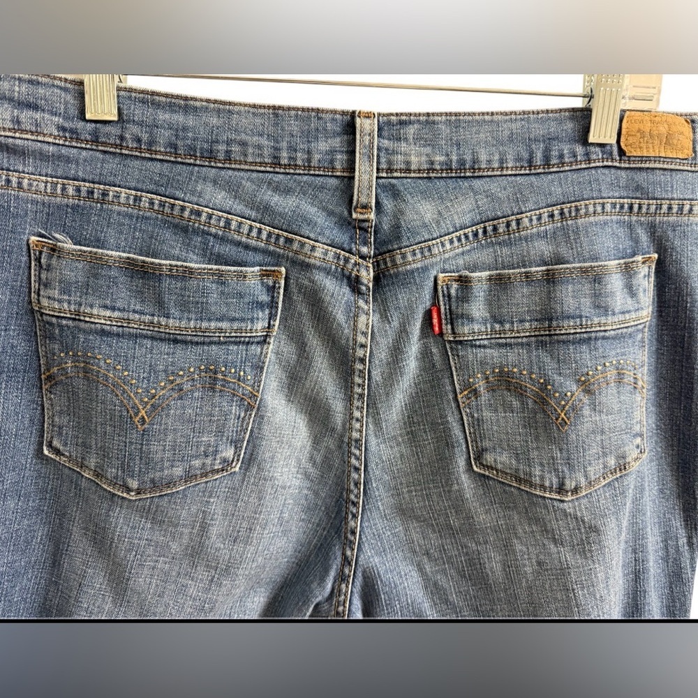 LEVI’S 515 WOMEN’S BOOTCUT JEAN SIZE 14 BLUE DENIM CLASSIC FIT - Picture 5 of 7